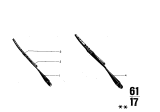 Diagram for BMW 3.0S Windshield Wiper - 61611357272