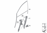 Diagram for BMW 740Li Window Channel - 51337178009