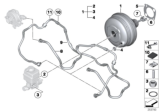 Diagram for BMW Brake Booster Vacuum Hose - 11667591539