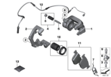 Diagram for BMW 528i Brake Caliper Repair Kit - 34216765212
