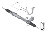Diagram for BMW 535i GT xDrive Power Steering Hose - 32106799714