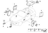 Diagram for 2004 BMW Z4 Air Bag Sensor - 65776940300