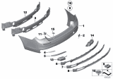 Diagram for BMW 740Li Bumper Reflector - 63147182191