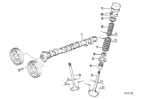 Diagram for BMW Rocker Shaft Spring Kit - 11341727768