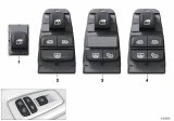 Diagram for BMW 540i Window Switch - 61319327031