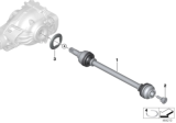 Diagram for BMW Axle Shaft - 33208666073
