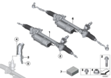 Diagram for 2011 BMW X3 Rack and Pinions - 32106889084
