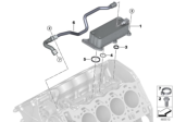 Diagram for BMW 750i Engine Oil Cooler - 11427648914