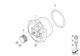 Diagram for 2001 BMW 750iL Alternator Pulley - 12317508259