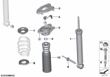 Diagram for 2020 BMW M235i xDrive Gran Coupe Shock Absorber - 37106886495