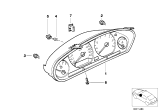 Diagram for 1995 BMW 318ti Instrument Cluster - 62118371561