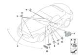 Diagram for 2020 BMW Z4 Air Bag Sensor - 65776830604