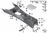 Diagram for BMW X1 Center Console Base - 51169285157