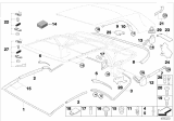 Diagram for 2002 BMW 330Ci Lift Support - 54318268980