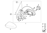 Diagram for 2006 BMW 323i Mirror Cover - 51167135098