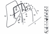 Diagram for 2015 BMW X4 Weather Strip - 51227335695