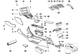 Diagram for 1995 BMW 850CSi Mirror Cover - 51168124110