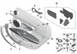 Diagram for BMW 435i Gran Coupe Door Armrest - 51427368375