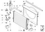 Diagram for 1995 BMW 850CSi Coolant Reservoir Cap - 17111723117