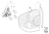 Diagram for 2004 BMW X3 Tail Light - 63213404101