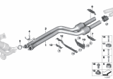 Diagram for 2009 BMW 328i Catalytic Converter - 18307566937