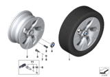 Diagram for 2015 BMW 228i Alloy Wheels - 36116868392
