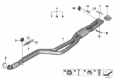 Diagram for 2016 BMW X4 Exhaust Resonator - 18308648217