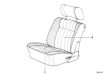 Diagram for 1990 BMW 325is Seat Cushion Pad - 52108103528