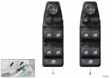 Diagram for BMW 330i xDrive Window Switch - 61316847098