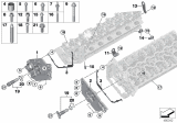 Diagram for BMW 760Li Timing Cover Gasket - 11147578949