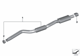 Diagram for 2015 BMW X1 Muffler - 18307646430