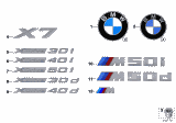 Diagram for 2019 BMW X7 Emblem - 51148094000