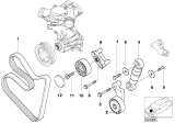 Diagram for 2001 BMW Z8 A/C Idler Pulley - 11281710045