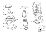 Diagram for BMW 850Ci Strut Bearing - 31331139436