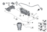 Diagram for BMW 550i GT Air Suspension Spring - 37106781843