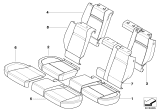 Diagram for 2007 BMW X5 Seat Cushion Pad - 52207165374