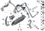 Diagram for 2015 BMW 740Li Oil Cooler Hose - 17227645065