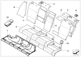 Diagram for BMW 1 Series M Seat Cushion Pad - 52209143677