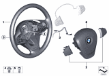 Diagram for 2016 BMW X3 Steering Wheel - 32306879173