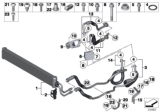 Diagram for BMW 535i GT xDrive Oil Cooler Hose - 17227604098