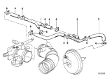 Diagram for 1990 BMW 525i Brake Booster Vacuum Hose - 34331158195