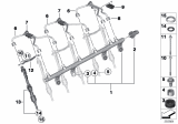 Diagram for 2013 BMW 535i Fuel Rail - 13537649710