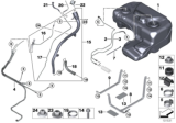 Diagram for BMW X5 Fuel Tank Filler Neck - 16117175057