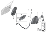 Diagram for BMW X1 Door Latch Cable - 51212990416