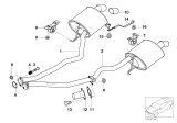 Diagram for 2002 BMW X5 Exhaust Hanger - 18301437556