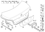 Diagram for 2009 BMW 550i Weather Strip - 51767110420