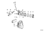 Diagram for 1993 BMW M5 Door Lock Actuator Motor - 51218138923