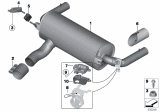 Diagram for 2014 BMW 435i xDrive Exhaust Pipe - 18307646997