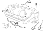 Diagram for BMW 733i HVAC Heater Blend Door Actuator - 64111365114