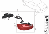 Diagram for 2017 BMW M240i Tail Light - 63217295427